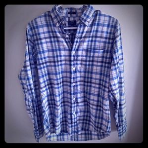 J. Crew Factory Slim Plaid Homespun Shirt